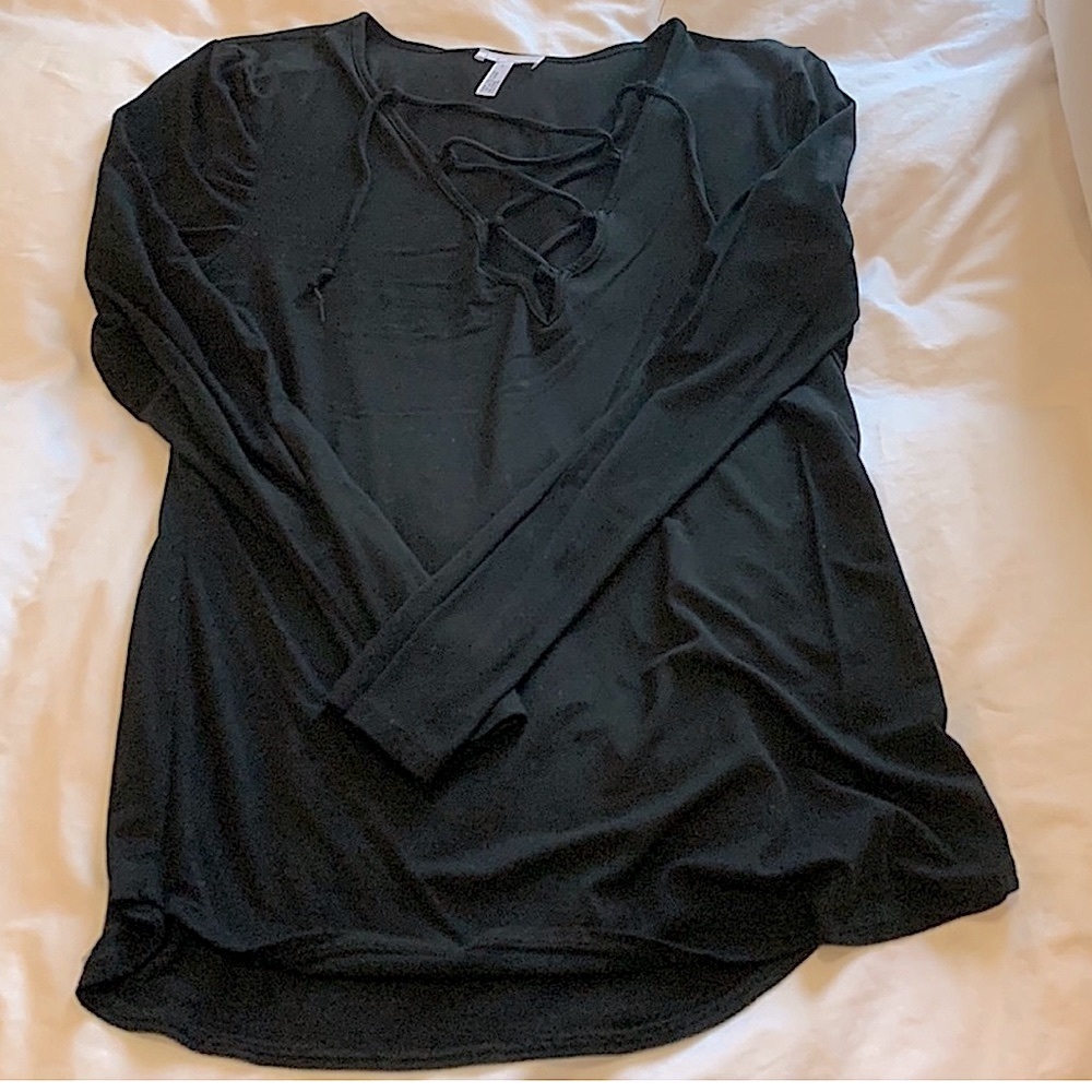 Leith Lace-Up Top